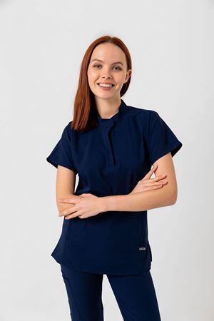 New Line Model Likralı Viskon Kadın  Takım İndigo