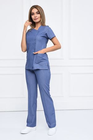 White Model Likralı Viskon Kadın  Takım Kot