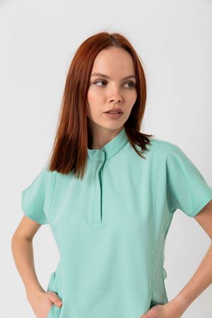 New Line Model Likralı Viskon Kadın  Takım Su Yeşili