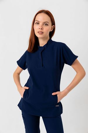 New Line Model Likralı Viskon Kadın  Takım İndigo