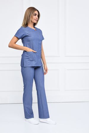 White Model Likralı Viskon Kadın  Takım Kot