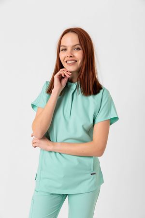 New Line Model Likralı Viskon Kadın  Takım Su Yeşili