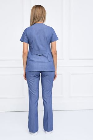 White Model Likralı Viskon Kadın  Takım Kot