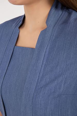 Square Collor Model Likralı Viskon Kadın  Takım Kot