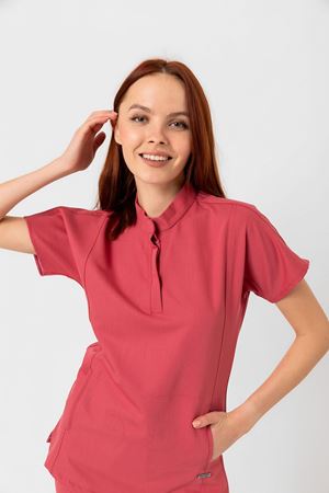 New Line Model Likralı Viskon Kadın  Takım Gül Kurusu