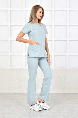 White Model Likralı Viskon Kadın  Takım Küf