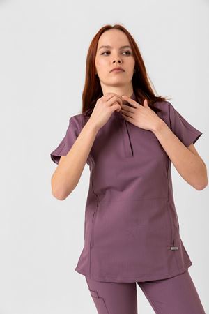 New Line Model Likralı Viskon Kadın  Takım Leylak