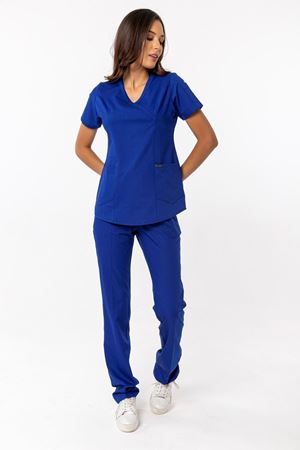 Viscose Comfort Model Likralı Viskon Kadın  Takım Saks