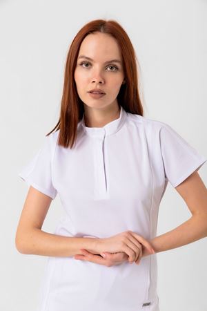 New Line Model Likralı Viskon Kadın  Takım Beyaz