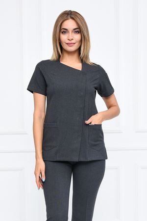 White Model Santana Kadın  Tek Üst Koyu Gri