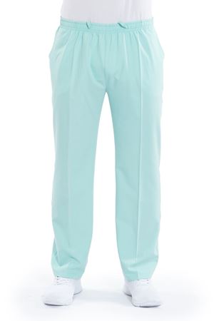 Lastikli Model Likralı Viskon Erkek Pantolon Mint Yeşili