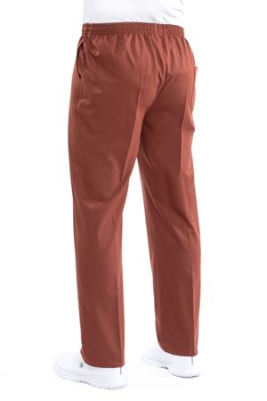 Lastikli Model Likralı Viskon Erkek Pantolon Kiremit Likralı