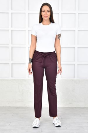Lastikli Model Likralı Viskon Kadın Pantolon Güvez