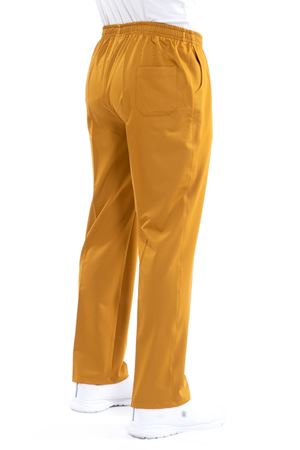 Lastikli Model Likralı Viskon Erkek Pantolon Hardal Sarı