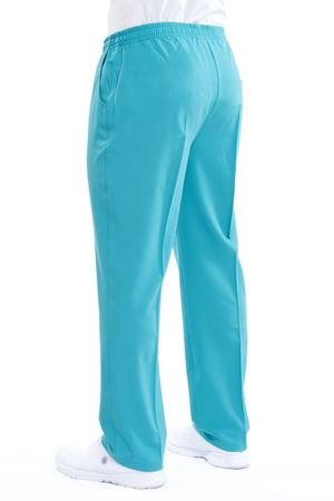 Lastikli Model Likralı Viskon Erkek Pantolon Turkuaz Yeşili