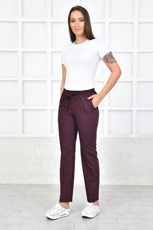 Lastikli Model Likralı Viskon Kadın Pantolon Güvez