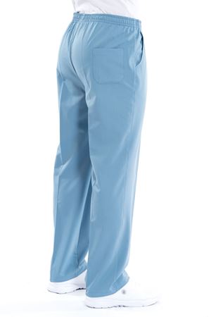 Lastikli Model Likralı Viskon Erkek Pantolon Bulut Mavi