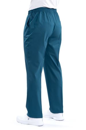 Lastikli Model Likralı Viskon Erkek Pantolon Petrol Yeşili