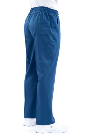 Lastikli Model Likralı Viskon Erkek Pantolon Petrol Mavi