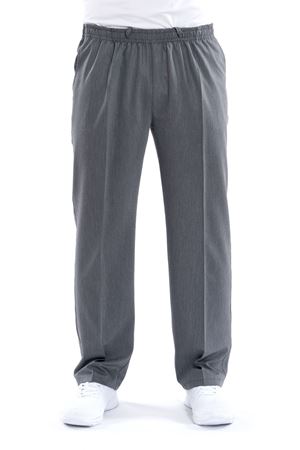 Lastikli Model Likralı Viskon Erkek Pantolon Antrasit Gri