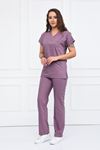 Greys Model Likralı Viskon Kadın  Takım Leylak