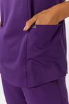 Viscose Comfort Model Likralı Viskon Kadın  Takım Mor